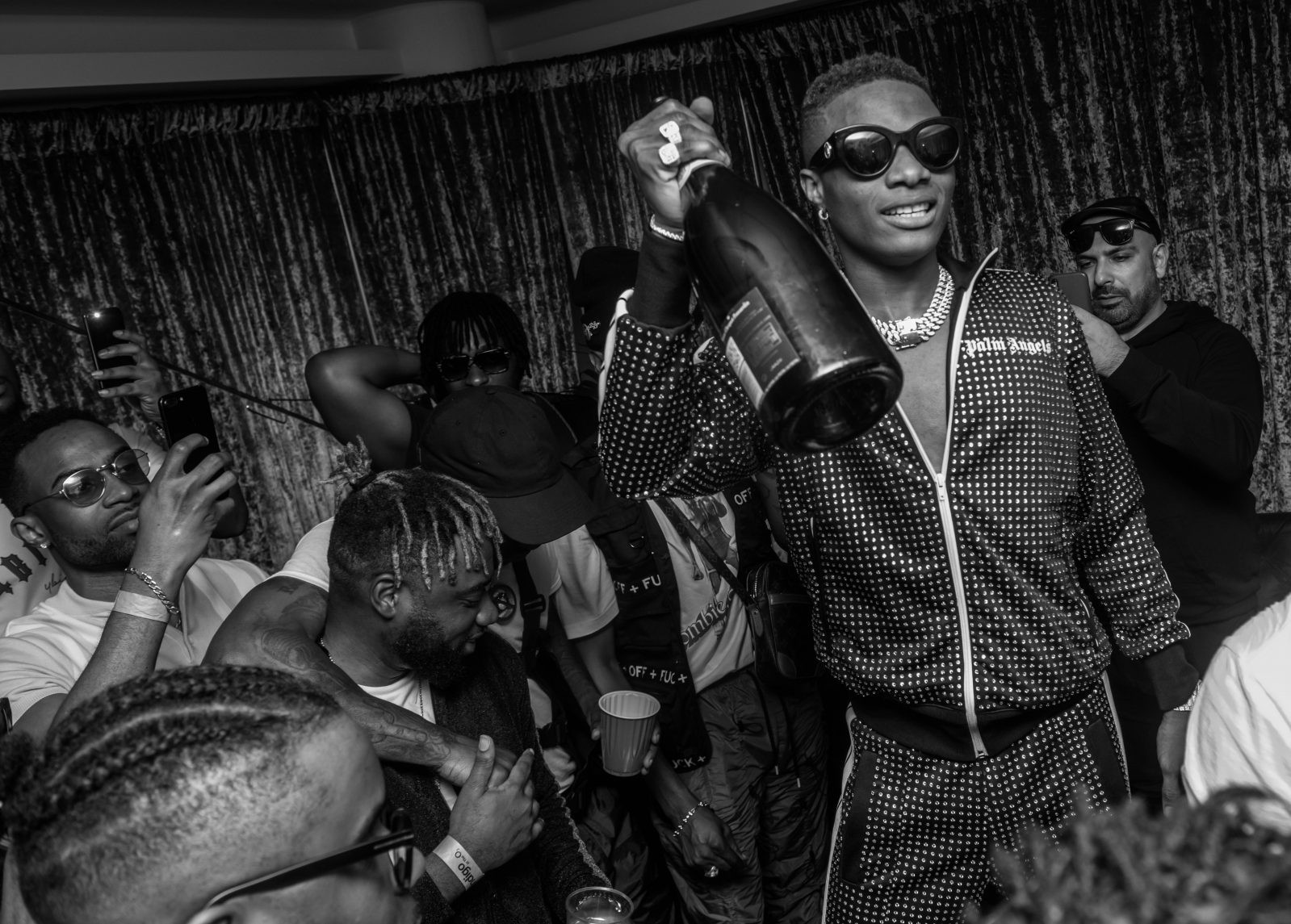 o2 Arena, London, United Kingdom. 26th May 2018. Wizkid in his dressing room during AFROREPUBLIK festival at The O2 Arena.