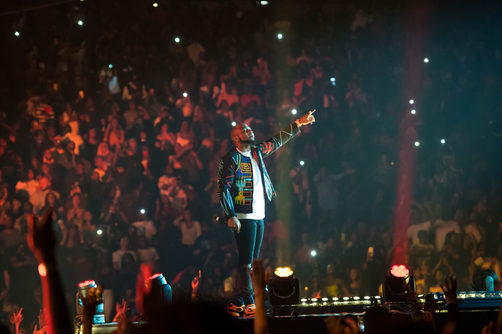 London, United Kingdom.  January 27, 2019. Davido performs live on stage at  The O2 Arena. Michael Tubi / Alamy Live News