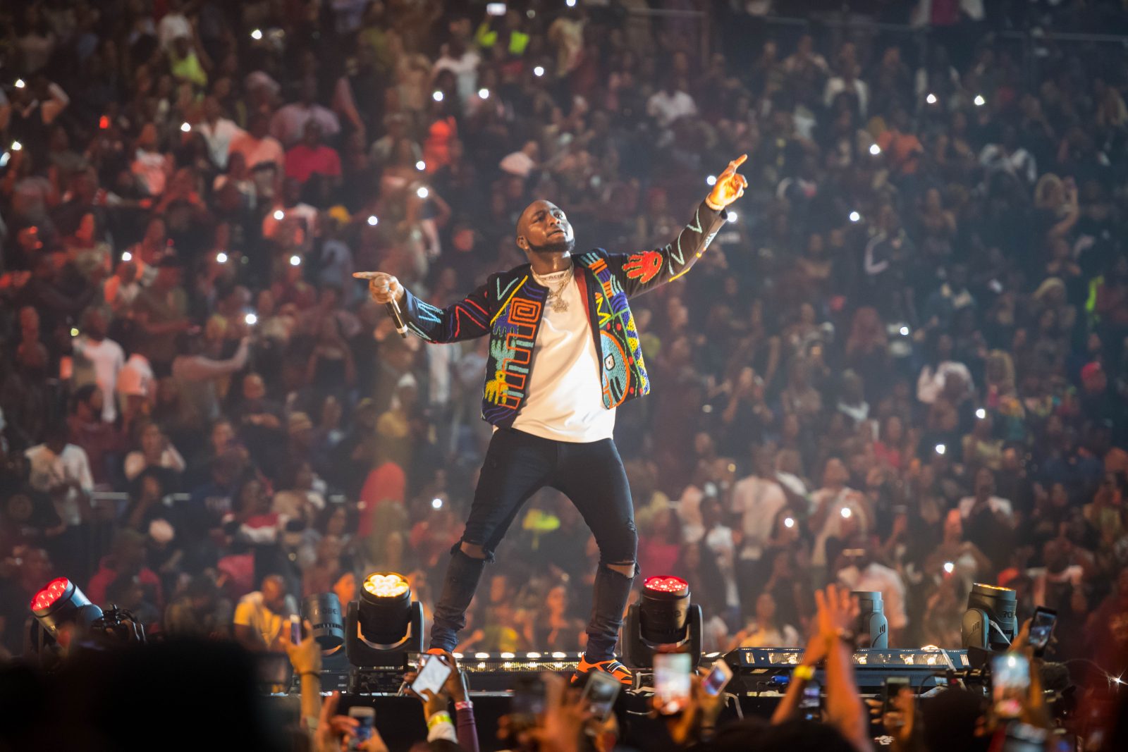 London, United Kingdom.  January 27, 2019. Davido performs live on stage at  The O2 Arena. Michael Tubi / Alamy Live News