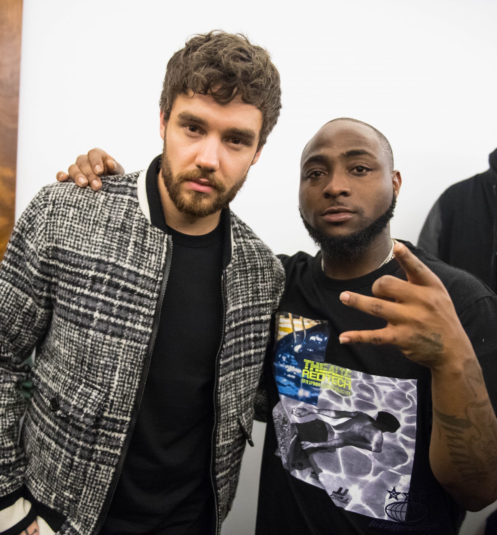 London, United Kingdom.  January 27, 2019. Singer Liam Payne attends Davido's concert. Davido performs live on stage at  The O2 Arena. Michael Tubi / Alamy Live News