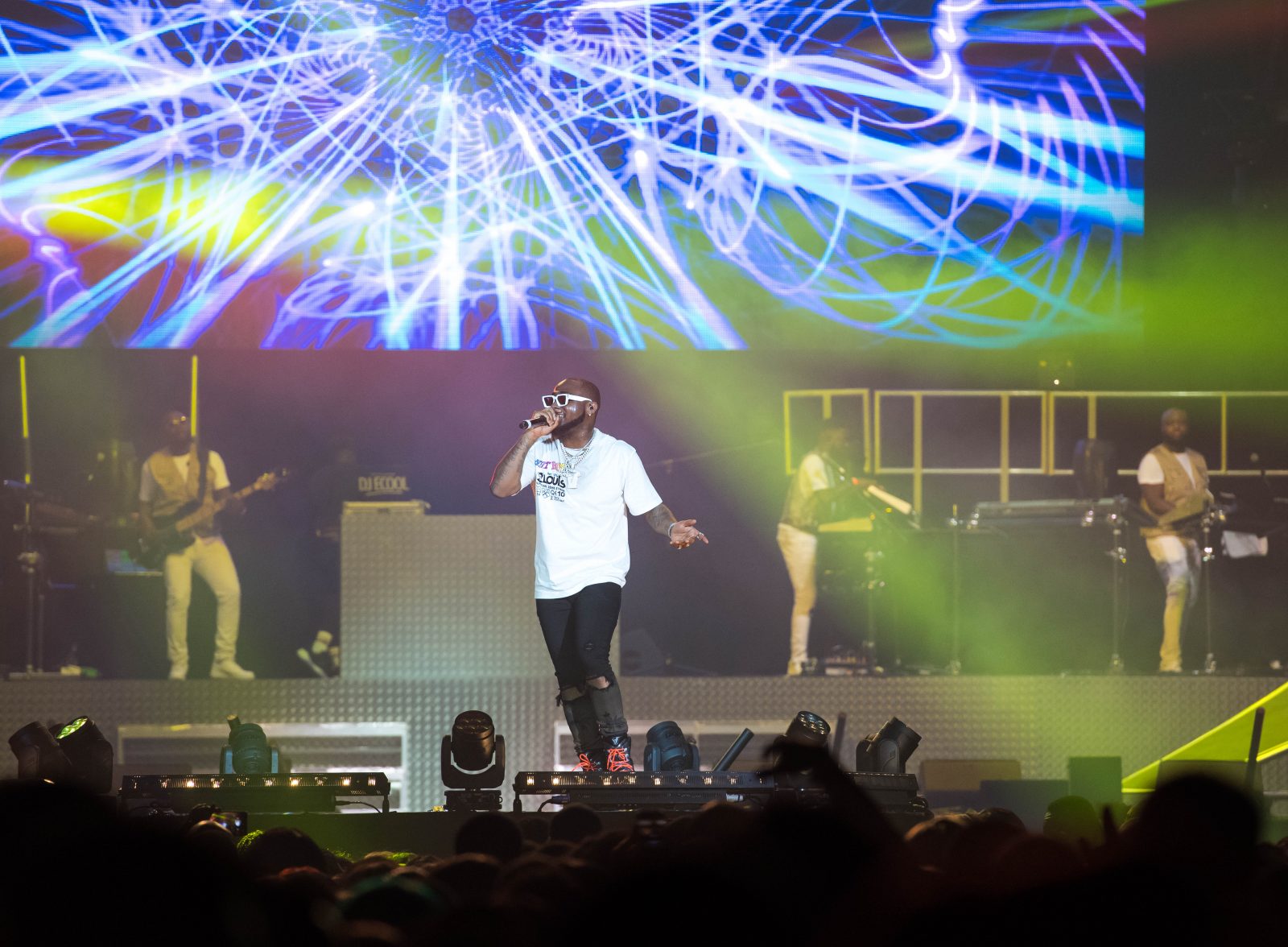 london, United Kingdom.  January 27, 2019. Davido performs live on stage at  The O2 Arena. Michael Tubi / Alamy Live News