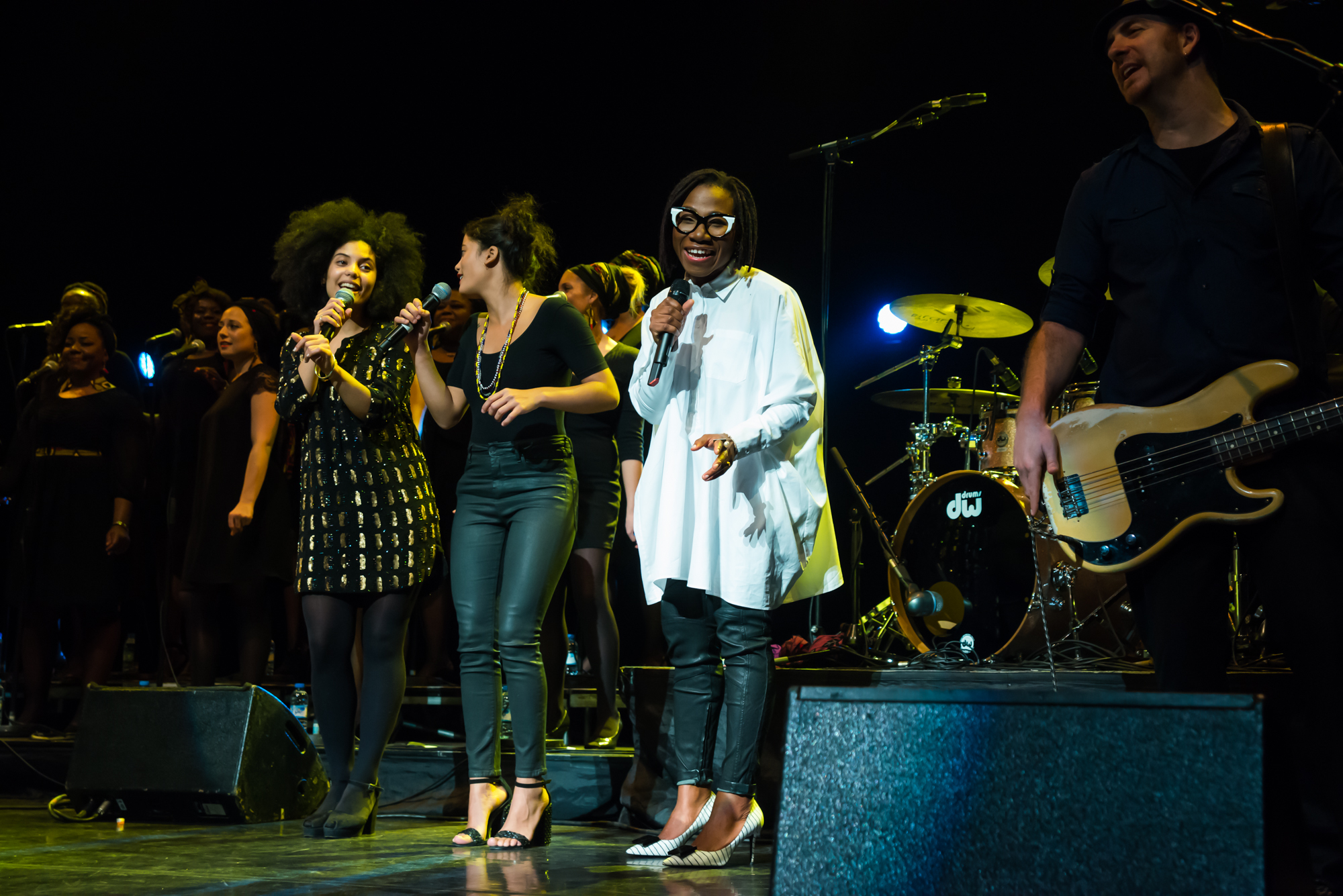 Royal Festival Hall, UK. 14th November 2014. Angelique Kidjo, Asa and Ibeyi performing at Royal Festival Hall