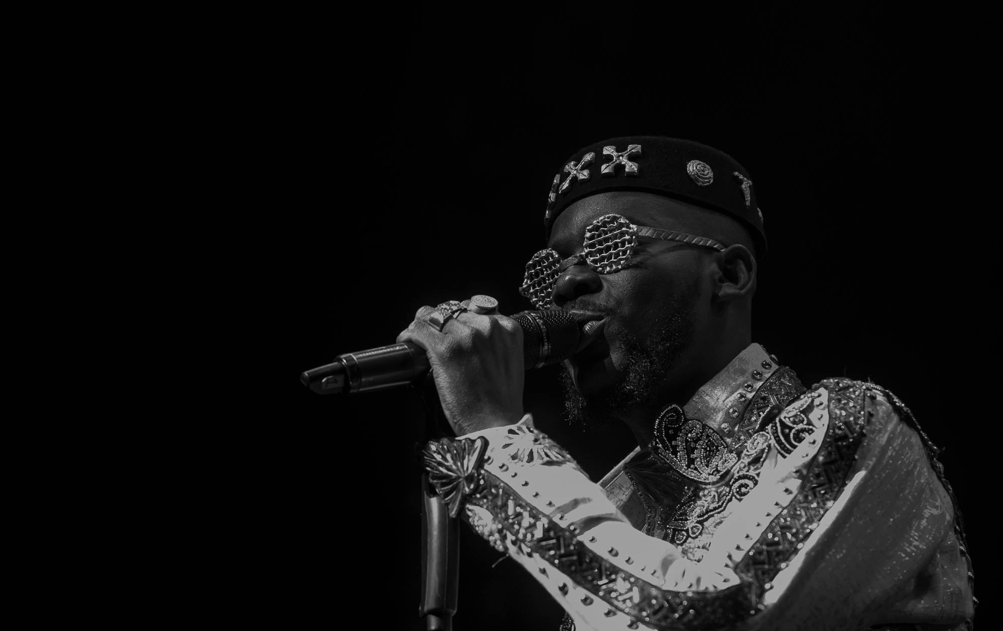 London, United Kingdom.  Adekunle Gold performs live at  the Indigo at the 02. Photographed by Michael Tubes