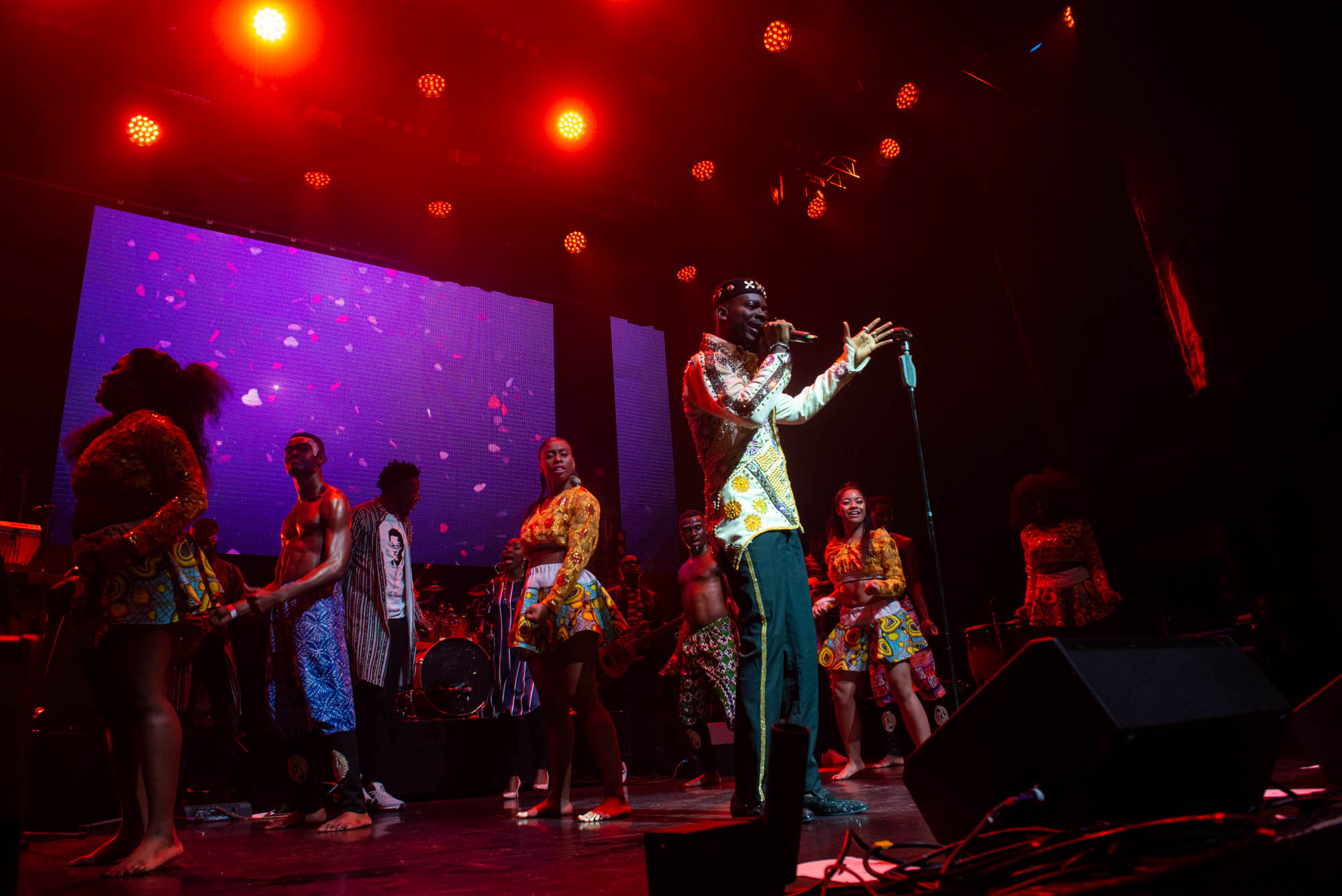 London, United Kingdom.  Adekunle Gold performs live at  the Indigo at the 02. Photographed by Michael Tubes