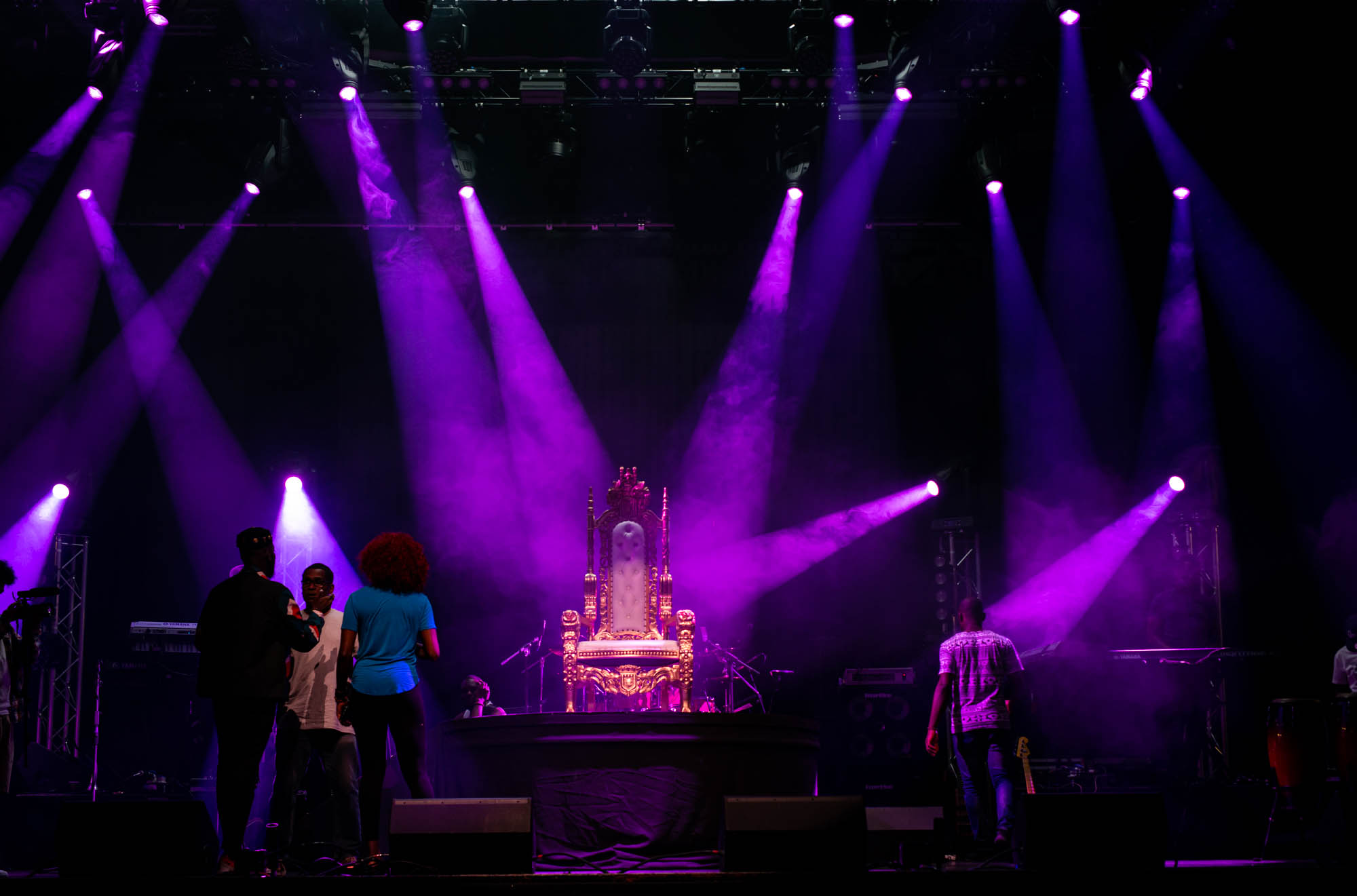 London, United Kingdom.  Adekunle Gold performs live at  the Indigo at the 02. Photographed by Michael Tubes