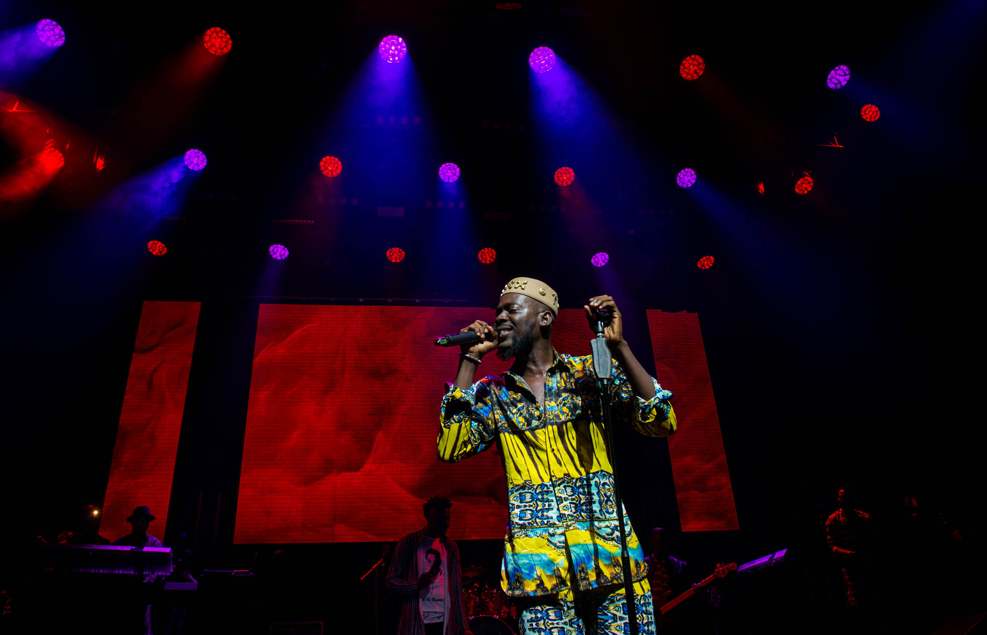 London, United Kingdom.  Adekunle Gold performs live at  the Indigo at the 02. Photographed by Michael Tubes