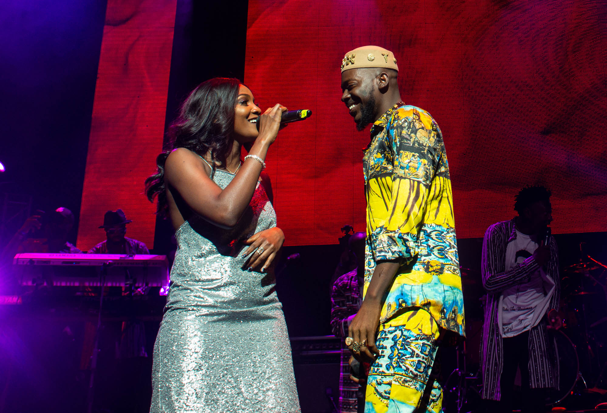 London, United Kingdom.  Adekunle Gold performs live at  the Indigo at the 02. Photographed by Michael Tubes