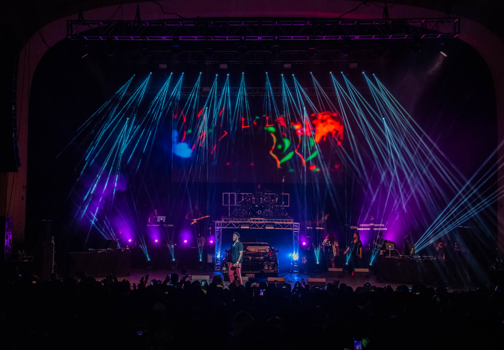 London, United Kingdom. 7th October 2018.  BurnaBoy performs live at Brixton Academy.  Photographed by Michael Tubes