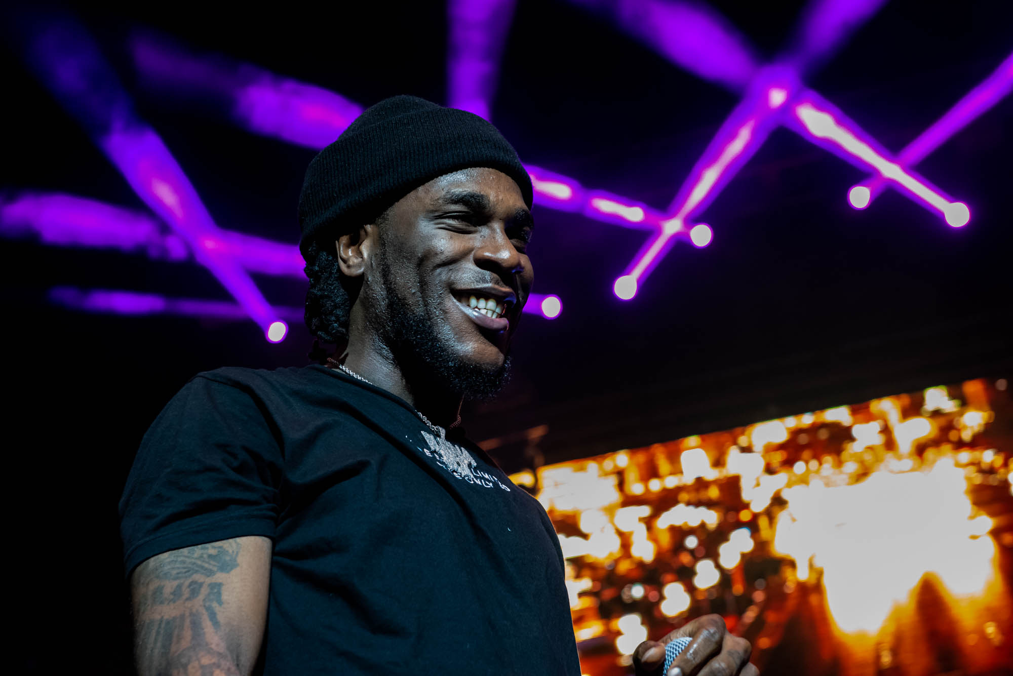 London, United Kingdom. 7th October 2018.  Burna Boy performs live at Brixton Academy.  Photographed by Michael Tubes