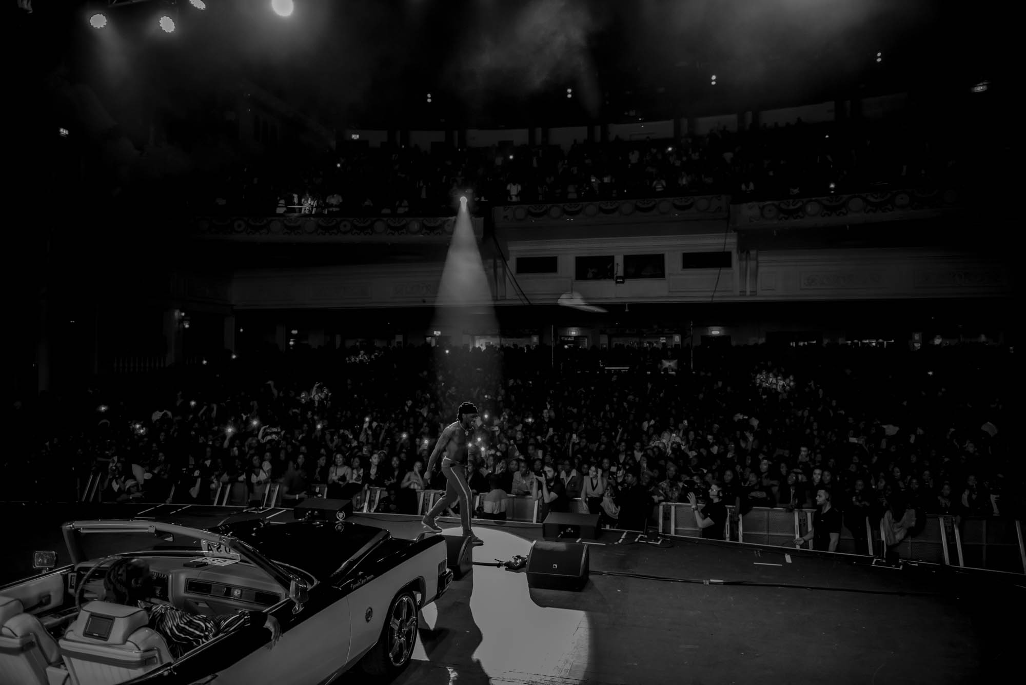 London, United Kingdom. 7th October 2018.  Burna Boy performs live at Brixton Academy.  Photographed by Michael Tubes