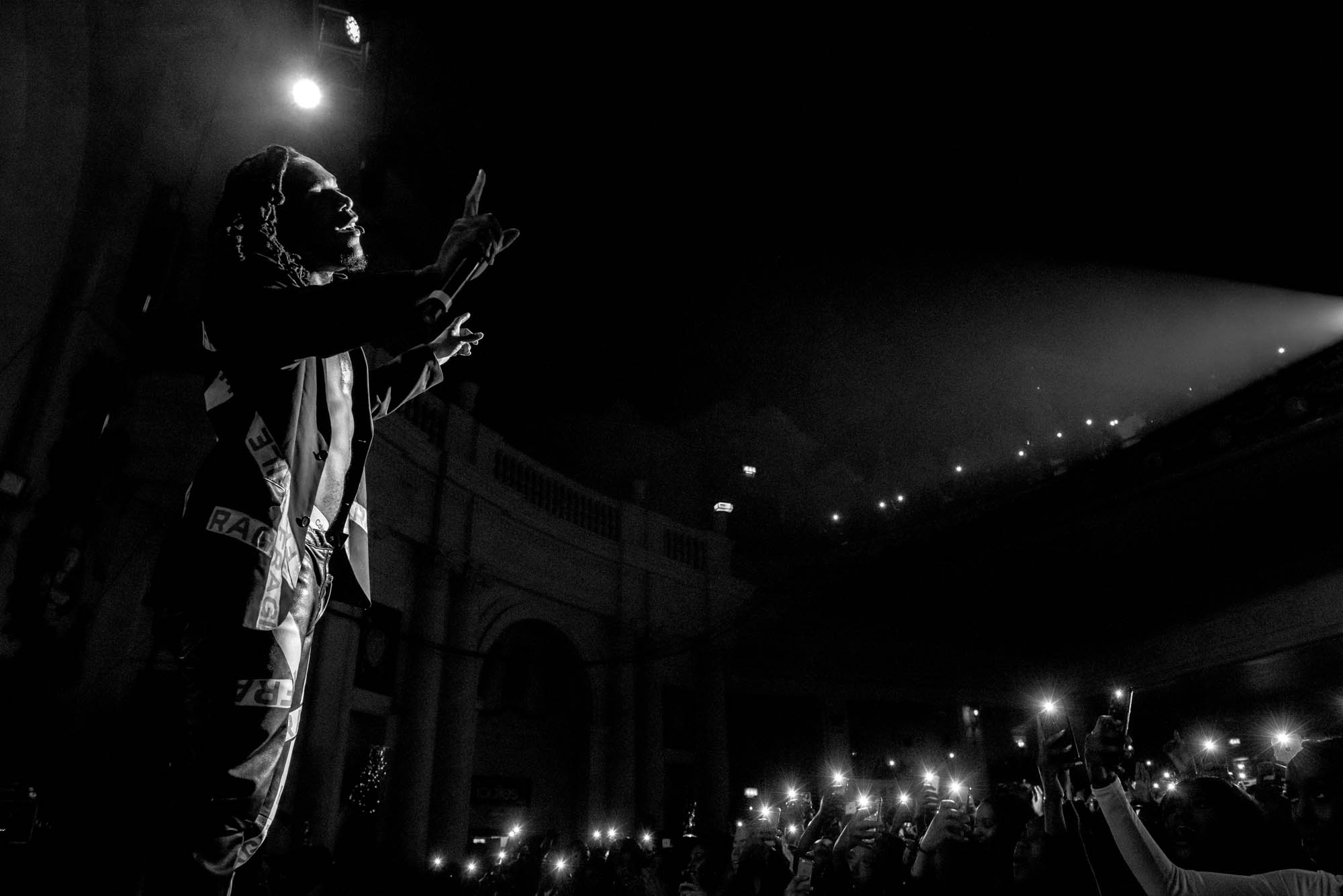 London, United Kingdom. 7th October 2018.  Burna Boy performs live at Brixton Academy.  Photographed by Michael Tubes