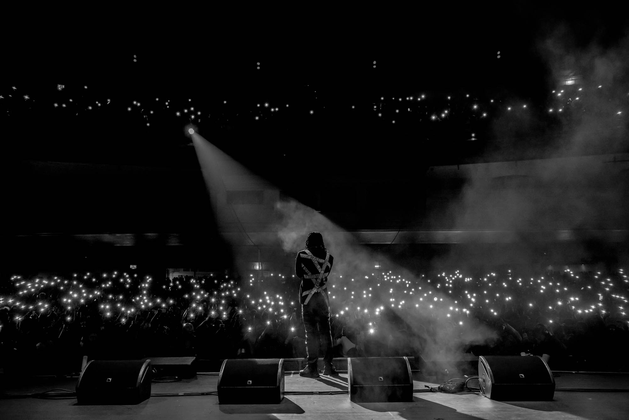 London, United Kingdom. 7th October 2018.  Burna Boy performs live at Brixton Academy.  Photographed by Michael Tubes