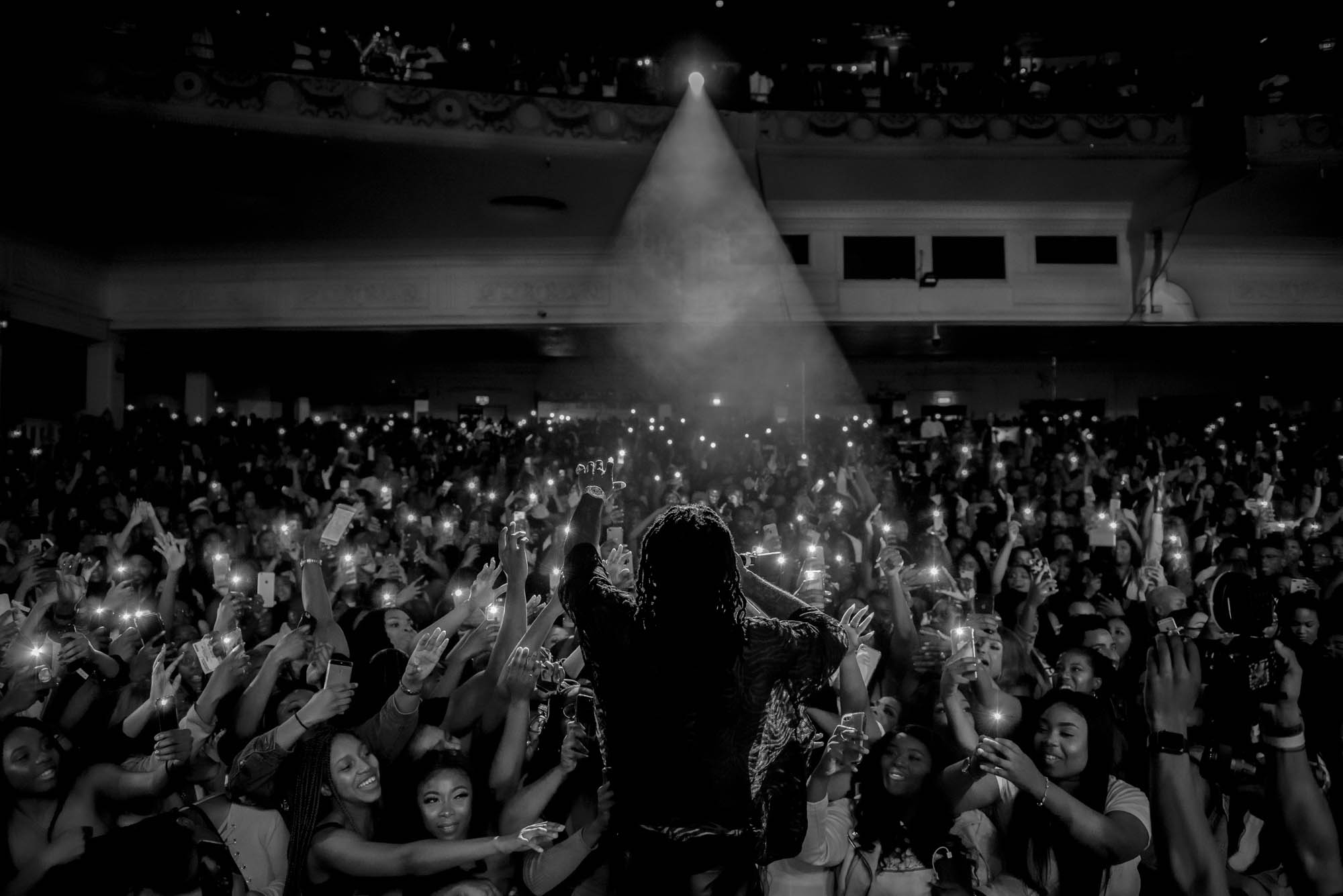 London, United Kingdom. 7th October 2018.  Burna Boy performs live at Brixton Academy.  Photographed by Michael Tubes