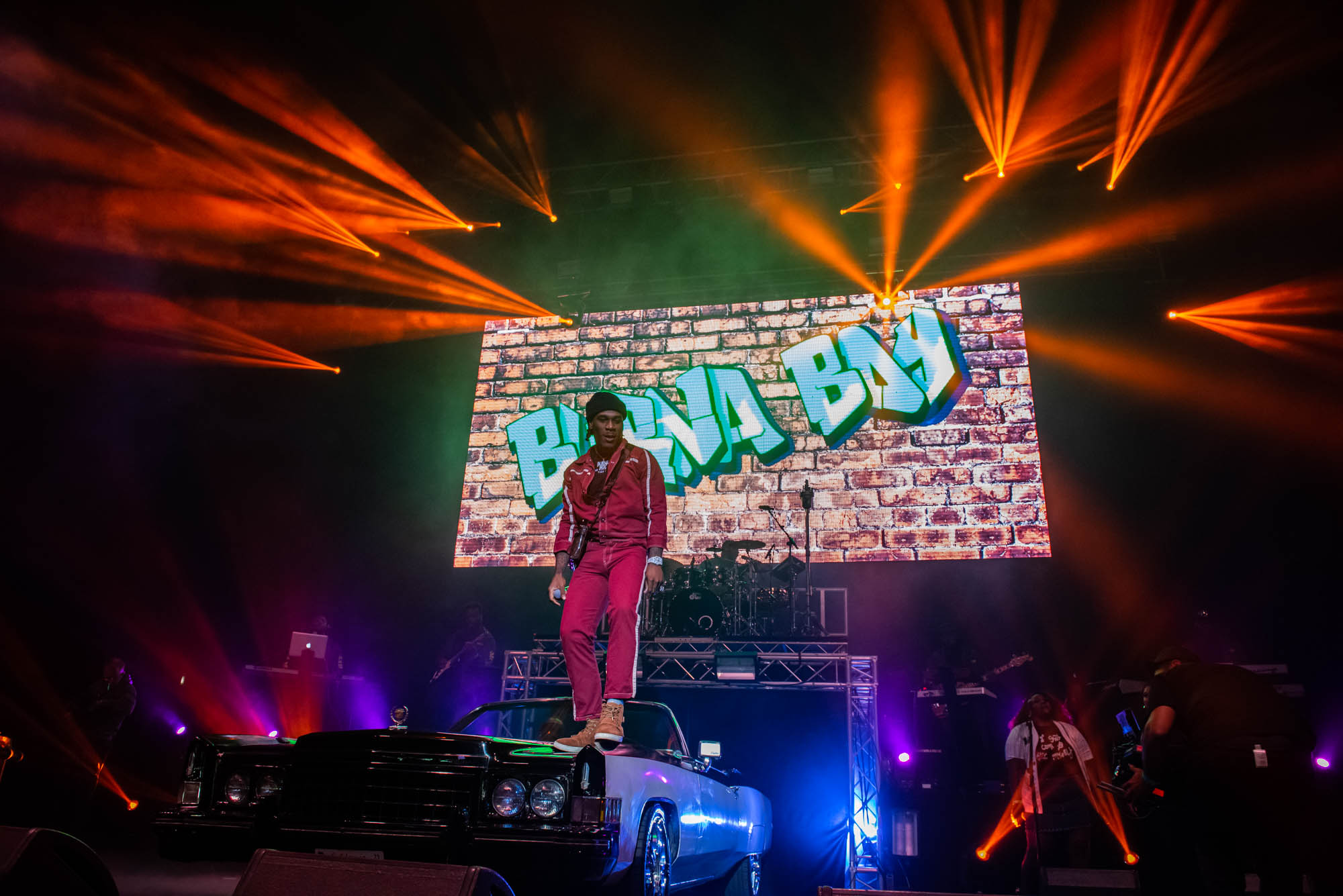 London, United Kingdom. 7th October 2018.  Burna Boy performs live at Brixton Academy.  Photographed by Michael Tubes