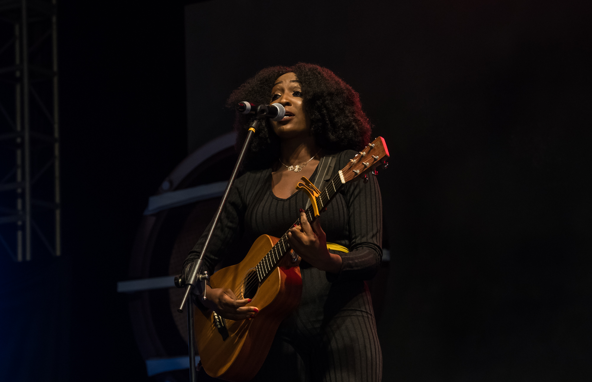 Lagos, Nigeria. 9th November 2018.  Aramide performing at Human Radio Concert. Photographed by Michael Tubes