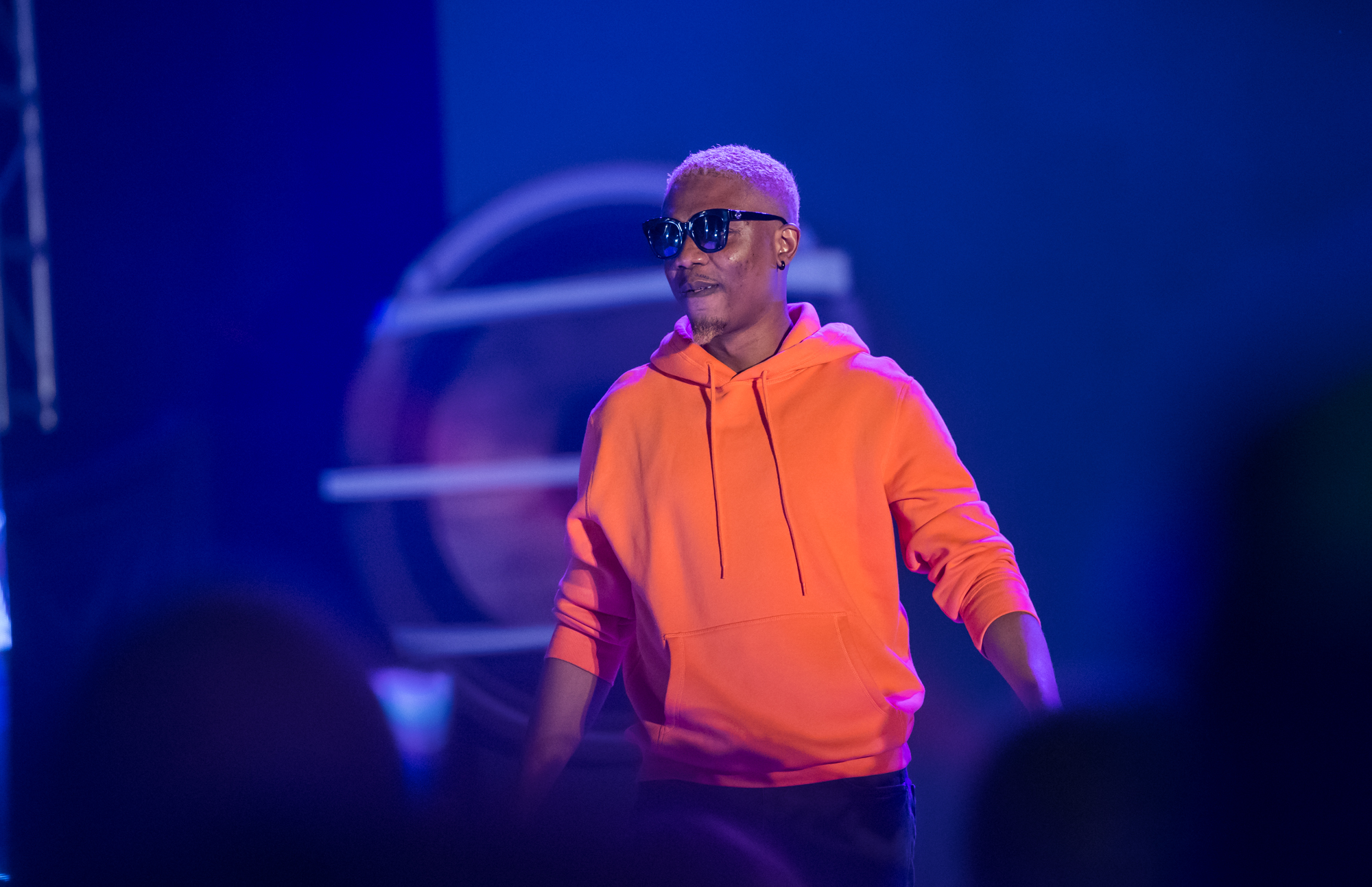 Lagos, Nigeria. 9th November 2018.  Reminisce performing at Human Radio Concert. Photographed by Michael Tubes