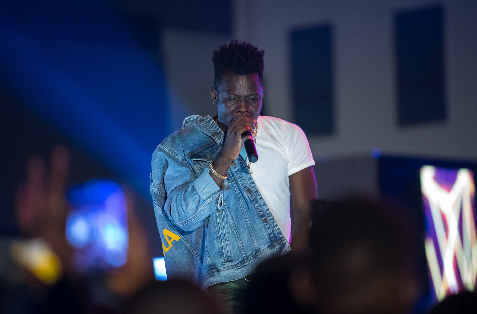 Lagos, Nigeria. 9th November 2018.  Terry Apala performs at her Human Radio Concert. Photographed by Michael Tubes