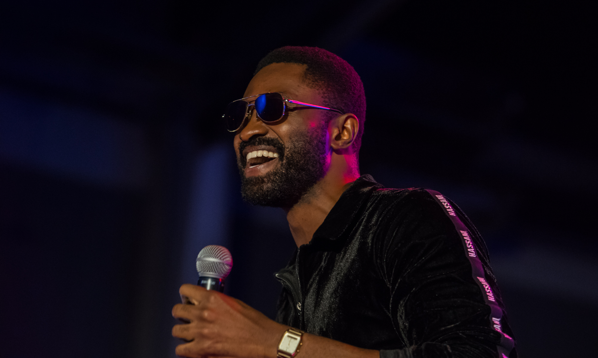 Lagos, Nigeria. 9th November 2018.  Ric Hassani performing at Human Radio Concert. Photographed by Michael Tubes