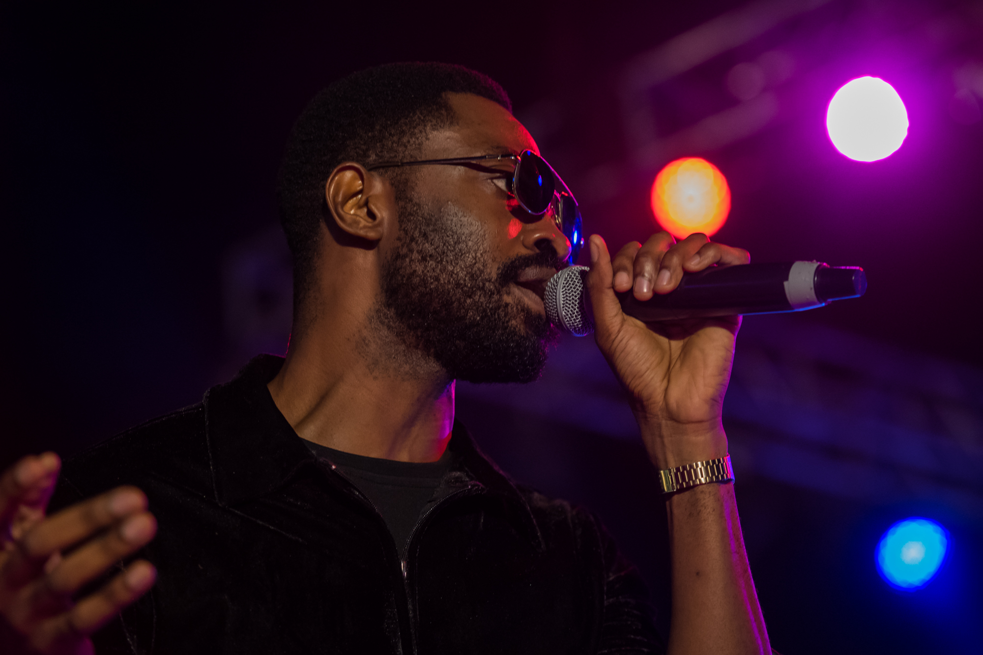 Lagos, Nigeria. 9th November 2018.  Ric Hassani performing at Human Radio Concert. Photographed by Michael Tubes