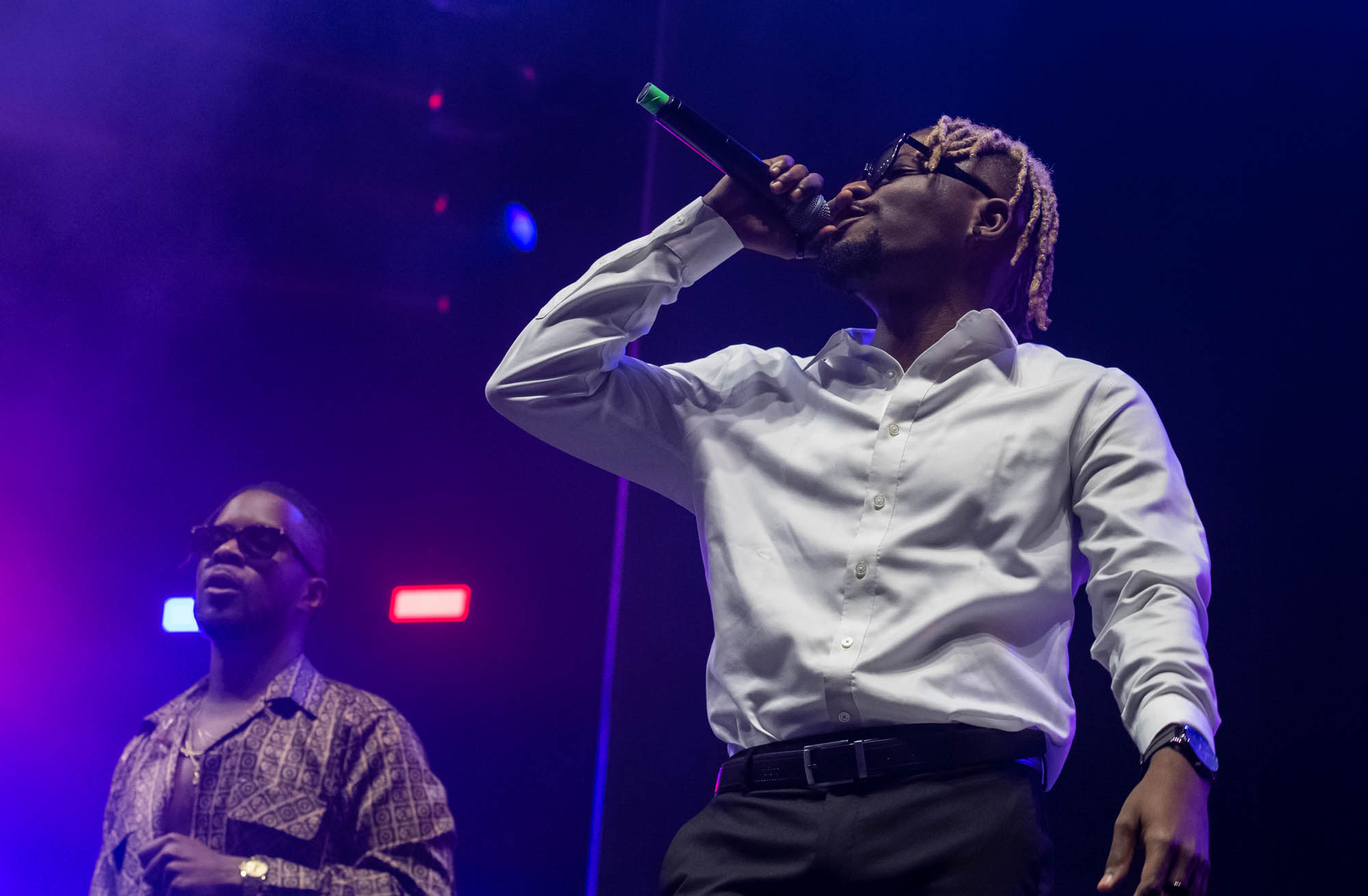 London, United Kingdom. 19th October 2019.  Maleek Berry & YCEE performing live at starboy fest at The 02 Arena. Photographed by Michael Tubes